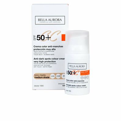 CC CREAM anti-manchas tono medio SPF50+ 30ml