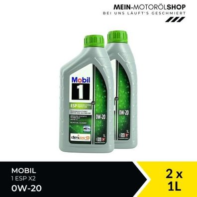 Mobil 1 ESP X2 0W-20 2x1 Liter