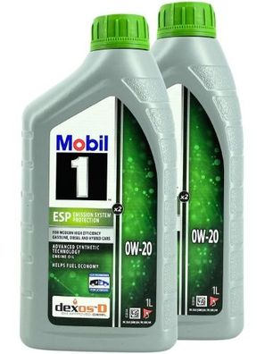 Mobil 1 ESP X2 0W-20 2x1 Liter