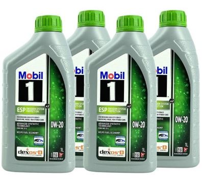 Mobil 1 ESP X2 0W-20 4x1 Liter
