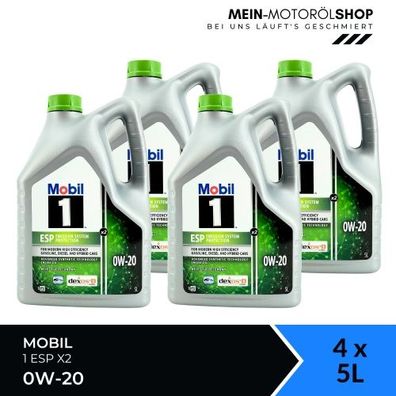 Mobil 1 ESP X2 0W-20 4x5 Liter