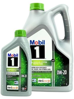 Mobil 1 ESP X2 0W-20 5 + 1 Liter