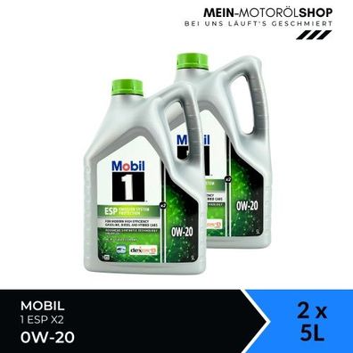 Mobil 1 ESP X2 0W-20 2x5 Liter