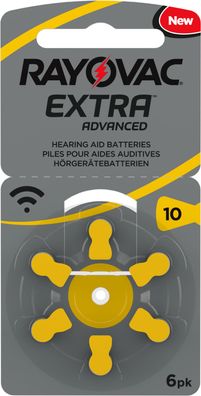 30 x Rayovac Extra Advanced Hörgerätebatterien 10 10AU-6XEMF 5 Blister