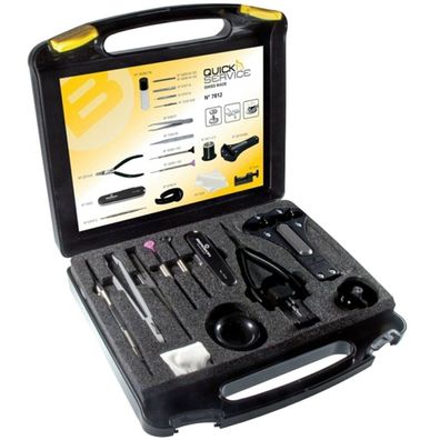 Bergeon 7812 18 Teile Uhrenwerkzeug Set QUICK Service Spezialwerkzeug Swiss made