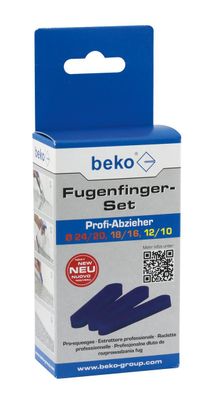 Fugenfinger Set - Profiabzieher für Silicon- und Dichtstoffen