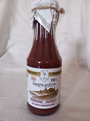 Sauce - Würzsoße Tkemali rot - 330 ml Flasche - Georgien