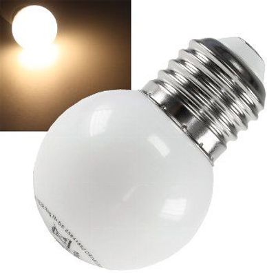 LED Tropfenlampe E27 0,4W 30lm Ø40mm Ersatz für Lichterketten