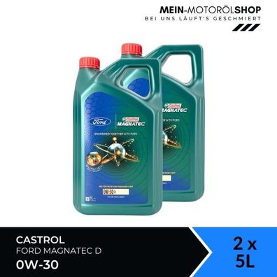 Castrol Magnatec 0W-30 D 2x5 Liter