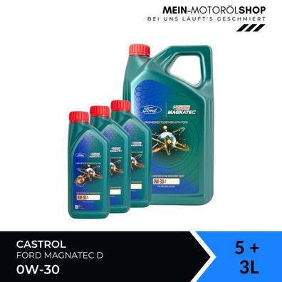 Castrol Magnatec 0W-30 D 5 + 3 Liter