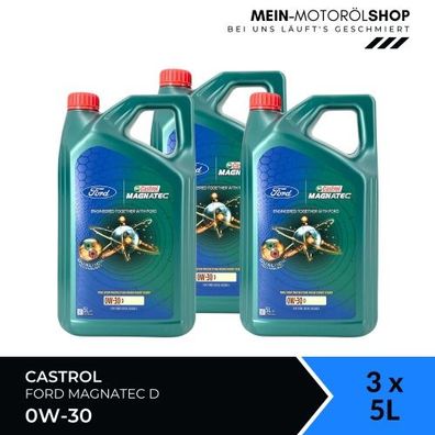 Castrol Magnatec 0W-30 D 3x5 Liter