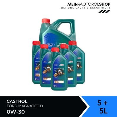 Castrol Magnatec 0W-30 D 5 + 5 Liter