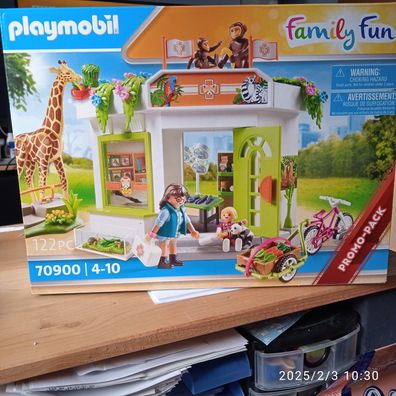 Playmobil 70900 - Family Fun - Tierarztpraxis 122 Teile - 4-10