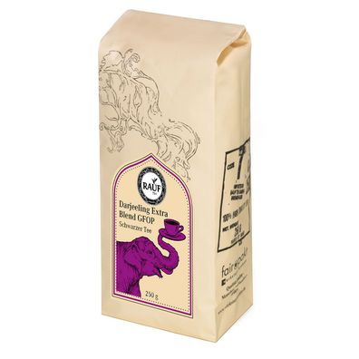 Rauf Tee Schwarzer Tee Darjeeling Extra Blend GFOP