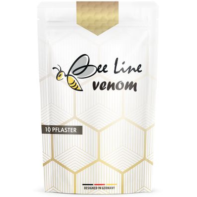 Bee Line Venom Pflaster | Hochwertigen Inhaltsstoffen für Mann & Frau | 10 Pflaster