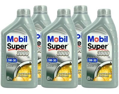 Mobil Super 3000 X1 Formula FE 5W-30 5x1 Liter