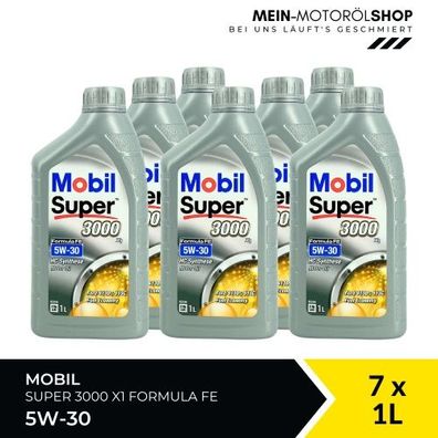 Mobil Super 3000 X1 Formula FE 5W-30 7x1 Liter