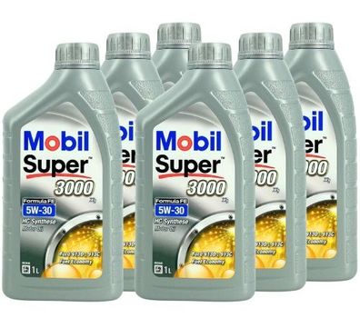 Mobil Super 3000 X1 Formula FE 5W-30 6x1 Liter