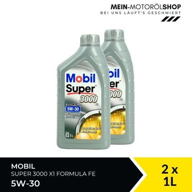 Mobil Super 3000 X1 Formula FE 5W-30 2x1 Liter