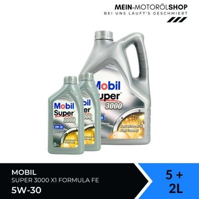 Mobil Super 3000 X1 Formula FE 5W-30 5 + 2 Liter