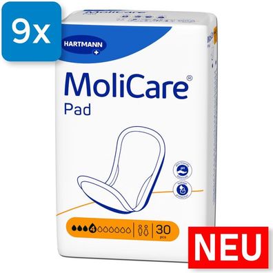 MoliCare Pad 4 Tropfen, Vorlage - (9 x 30 Stück)