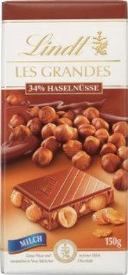 Lindt Les Grandes Haselnuss Milch 150g