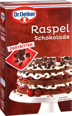 Dr. Oetker Raspelschokolade Zartbitter 100g