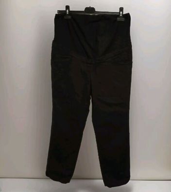 H&M MAMA Umstandshose Gr. 42 schwarz mit Bauchband Hose Schwangerschaft / /1