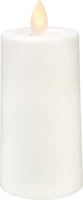 LED-Kerze "Twinkle" aus Kunststoff, weiss, 11,5cm
