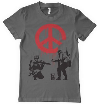 Hybris Soldiers Painting CND Sign T-Shirt SH-1-BK001-H33-8