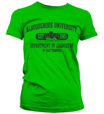 Breaking Bad Damen Albuquerque University Dept Of Chemistry Girly Tee SH-5-15682-H