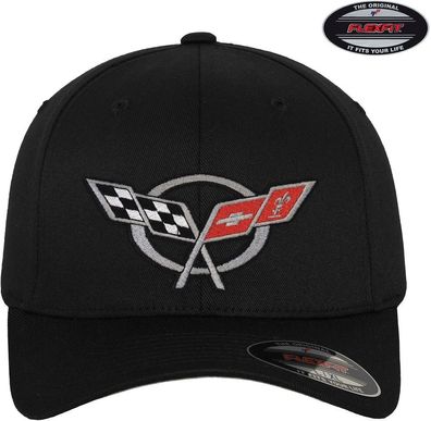 Corvette Cap C5 Flags Flexfit Cap GM-92-CORV9902-CB63