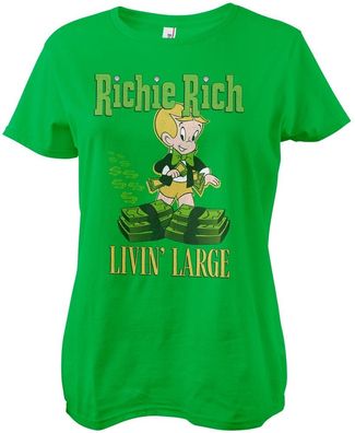 Richie Rich Damen T-Shirt Livin' Large Girly Tee UV-5-RR004-H74-4