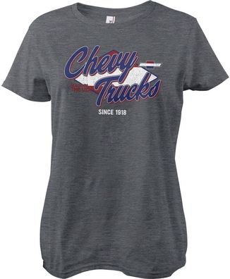 Chevrolet Damen T-Shirt Chevy Trucks Since 1918 Girly Tee GM-5-CHPU003-H54-4