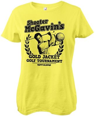 Happy Gilmore Damen T-Shirt Shooter Mcgavins Golf Tournament Girly Tee