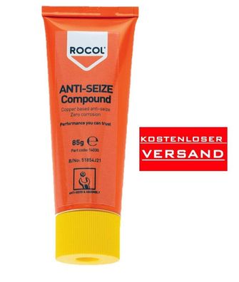 Rocol Anti-Seize Compound 85G Kupferpaste Schmierstoff Montagepaste