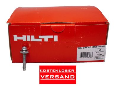 Hilti 25 Stück Gewindeformschraube, Gewindefurchschraube S-MP54S 6,3x38 # 283201