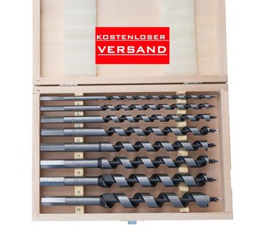 BOC Schlangenbohrersatz 6 bis 20mm Länge 235mm Form Lewis mit Sechskant Schaft