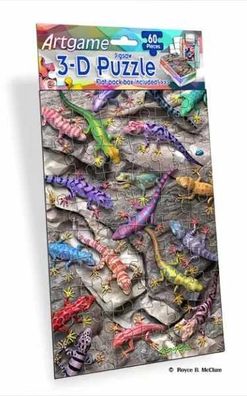 3D Puzzle Geckos - Salamander