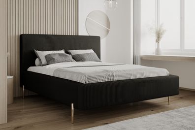 Luxkor24 Polsterbett CORD 140x200cm 160x200cm 180x200cm Lattenrost Stauraum