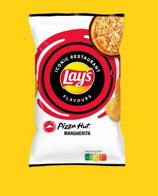 Pizza Hut Margherita Chips Lay´s knusprig würzige gesalzene Kartoffelchips 150g