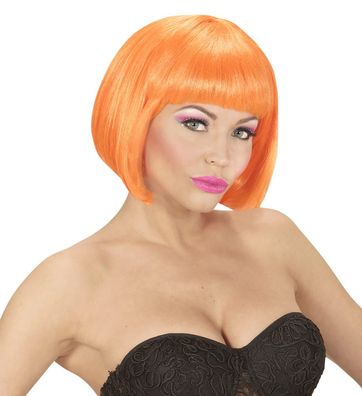 Perücke Valentina neon orange