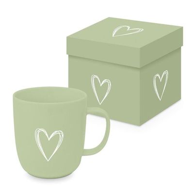 Matte Mug Pure Heart green 1 St