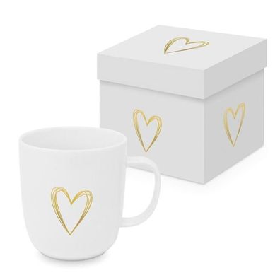 Matte Mug Pure Heart gold 1 St