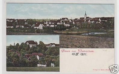 34802 Mehrbild Ak Gruß aus Mutzschen 1901