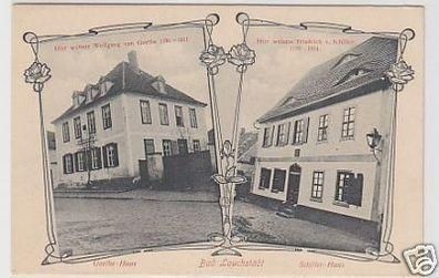 34953 Ak Bad Lauchstädt Goethe und Schiller Haus 1900