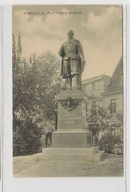 34976 Ak Cöthen Fürst Ludwig Denkmal 1914