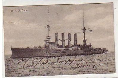 35140 Feldpost Ak Kriegsschiff S.M.S. Roon 1916