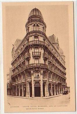 35330 Ak Lourdes Grand Hotel Moderne um 1915