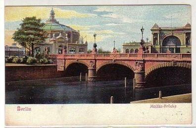 35412 Ak Berlin Moltke Brücke um 1900